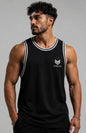 MOGAINS Stay Humble توب بدون أكمام بضلع عريض